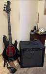 Gitara basowa Harley Benton Deluxe Series + wzmacniacz