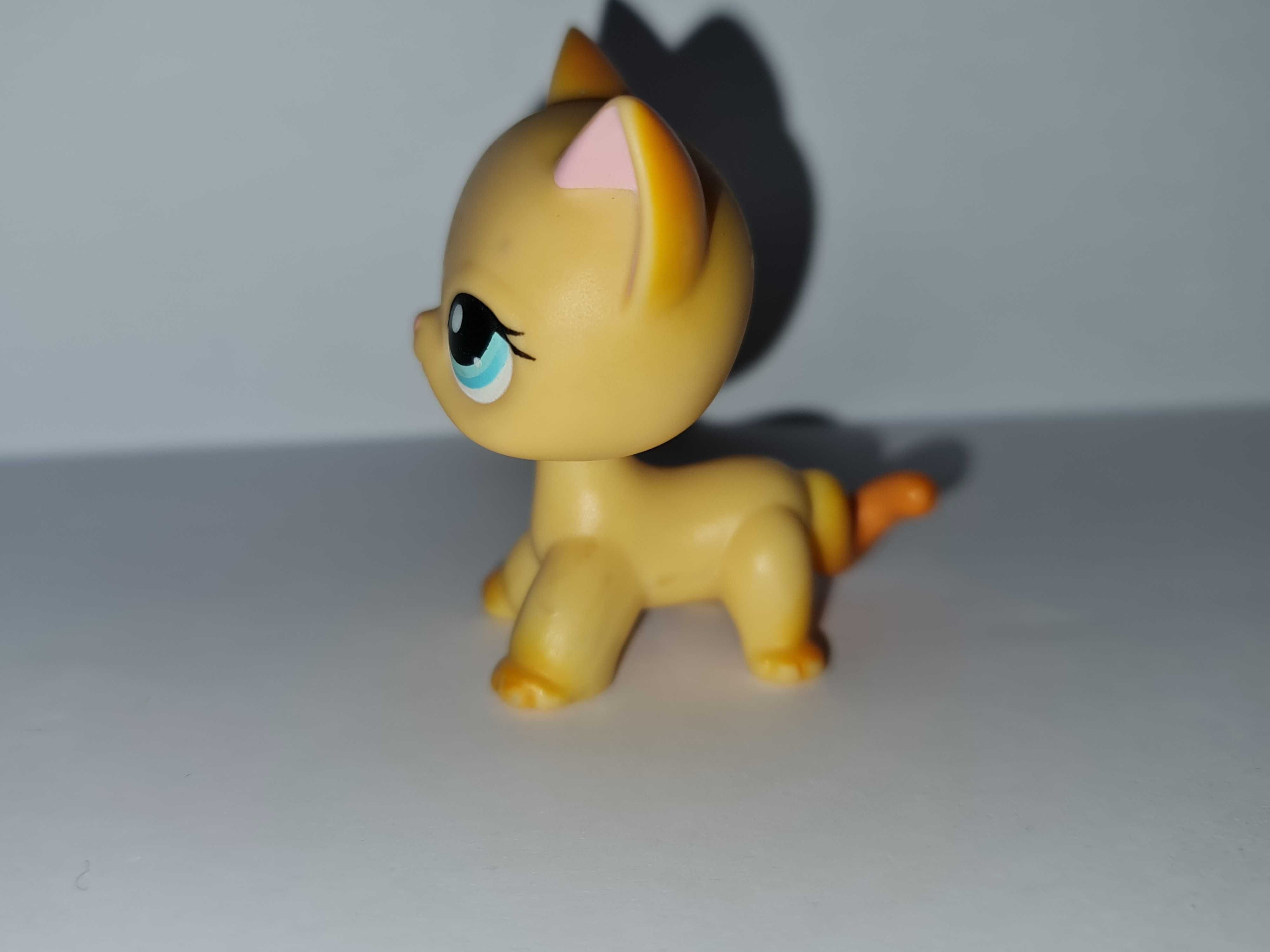 Oryginalny żółty kot kotek Littlest Pet Shop shorthair #339 Brooke LPS