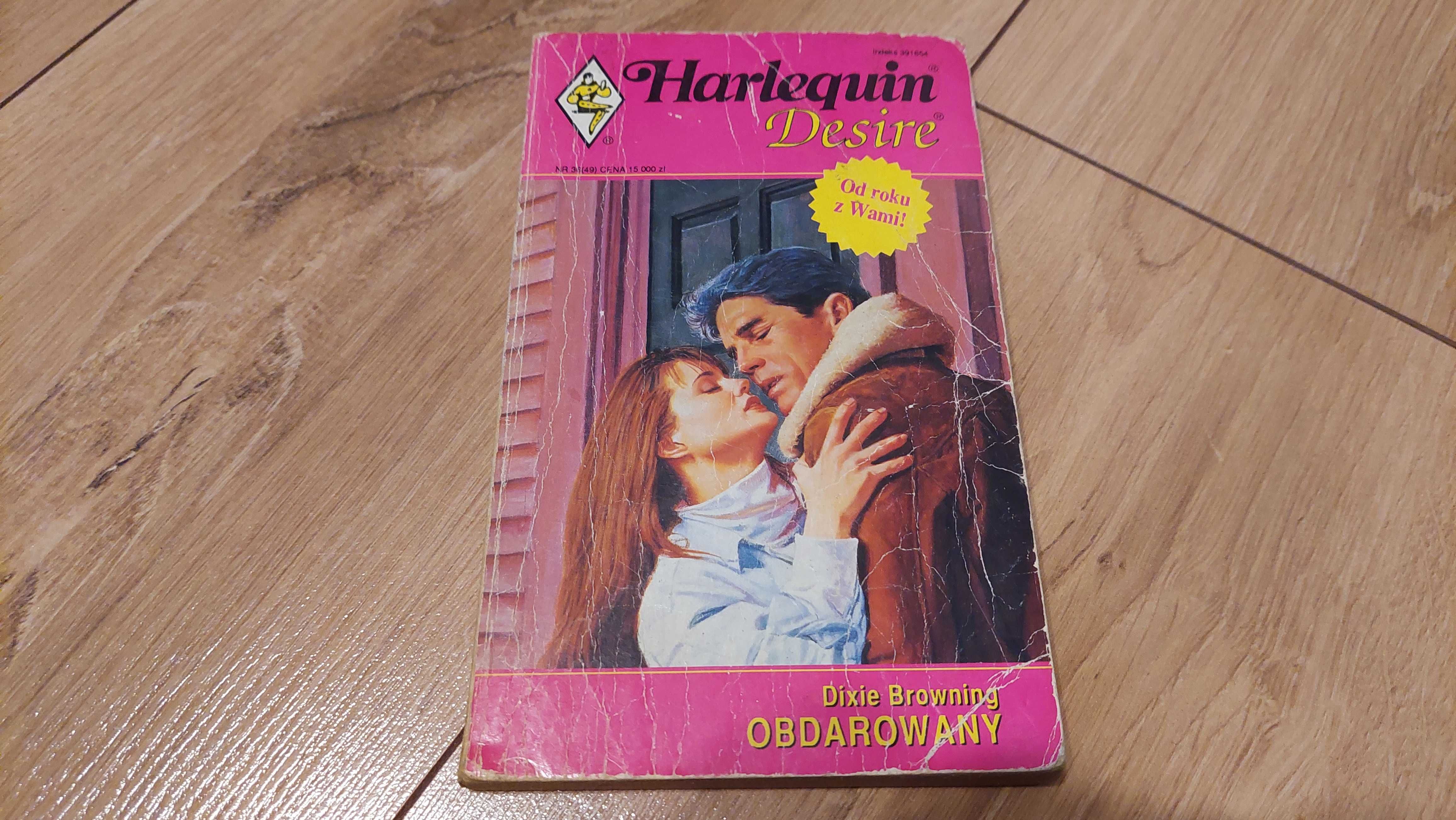 książka romans Harlequin Desire - Obdarowany - Dixie Browning