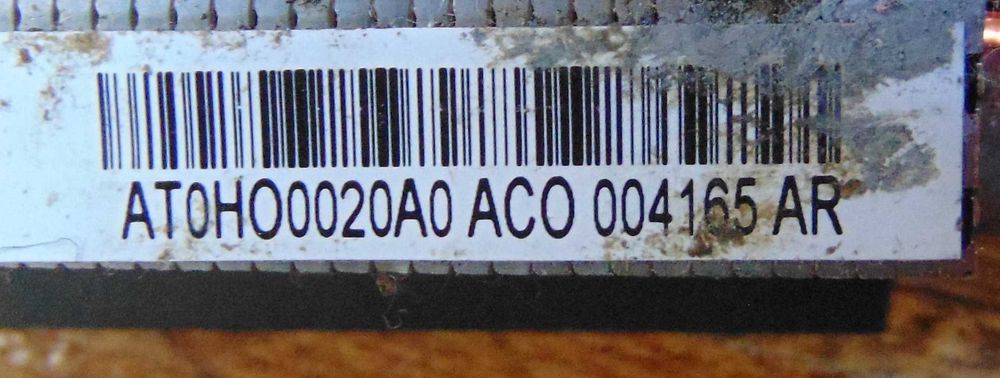 Термотрубка (радиатор) системы охлаждения Acer Aspire 7750