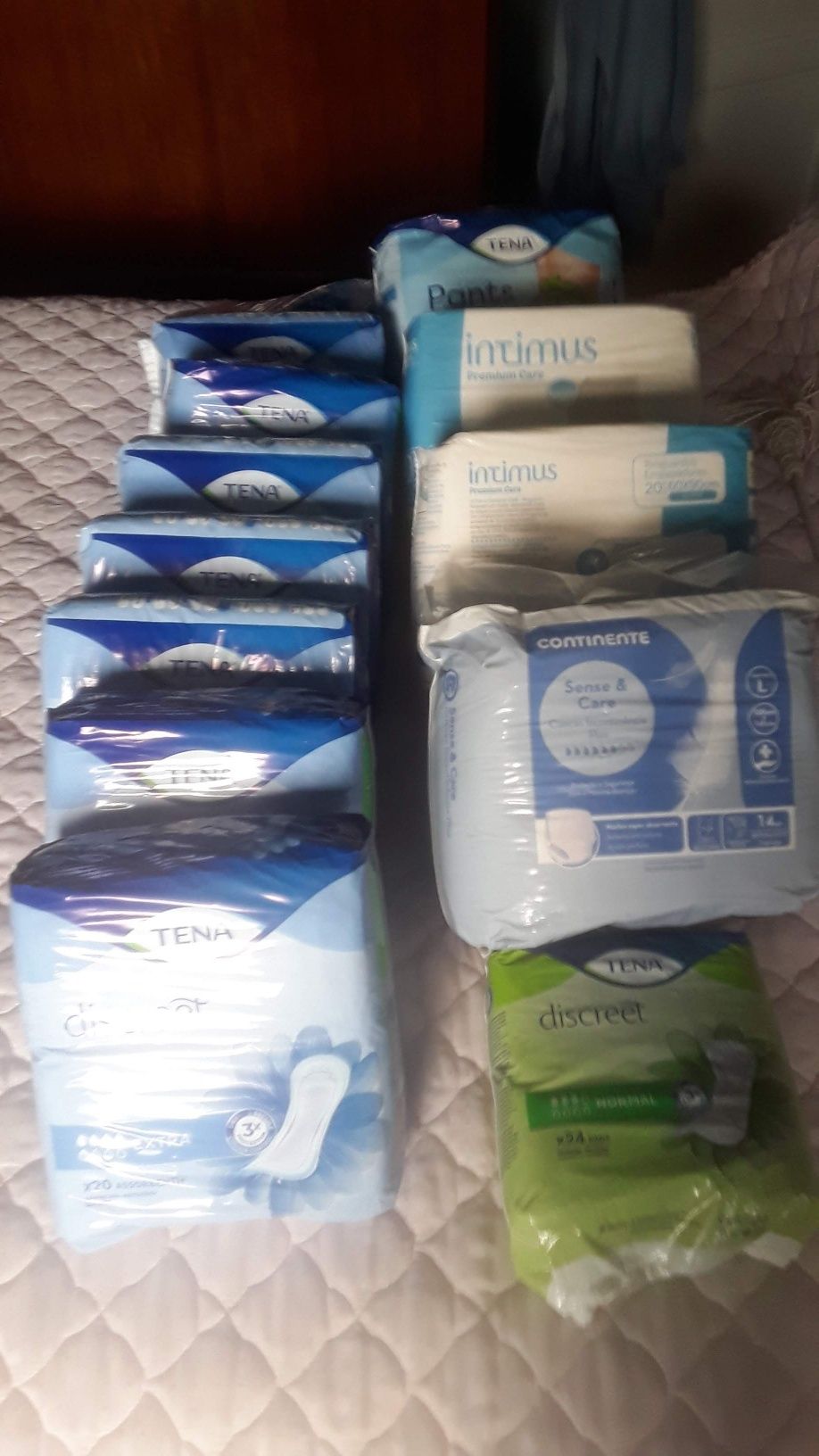 Produtos de higiene para pessoas acamadas
