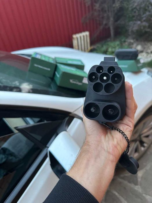 Фірмовий GUWIEYG перехідник CCS2 на  CCS1 Combo DC+AC кращий на ринку