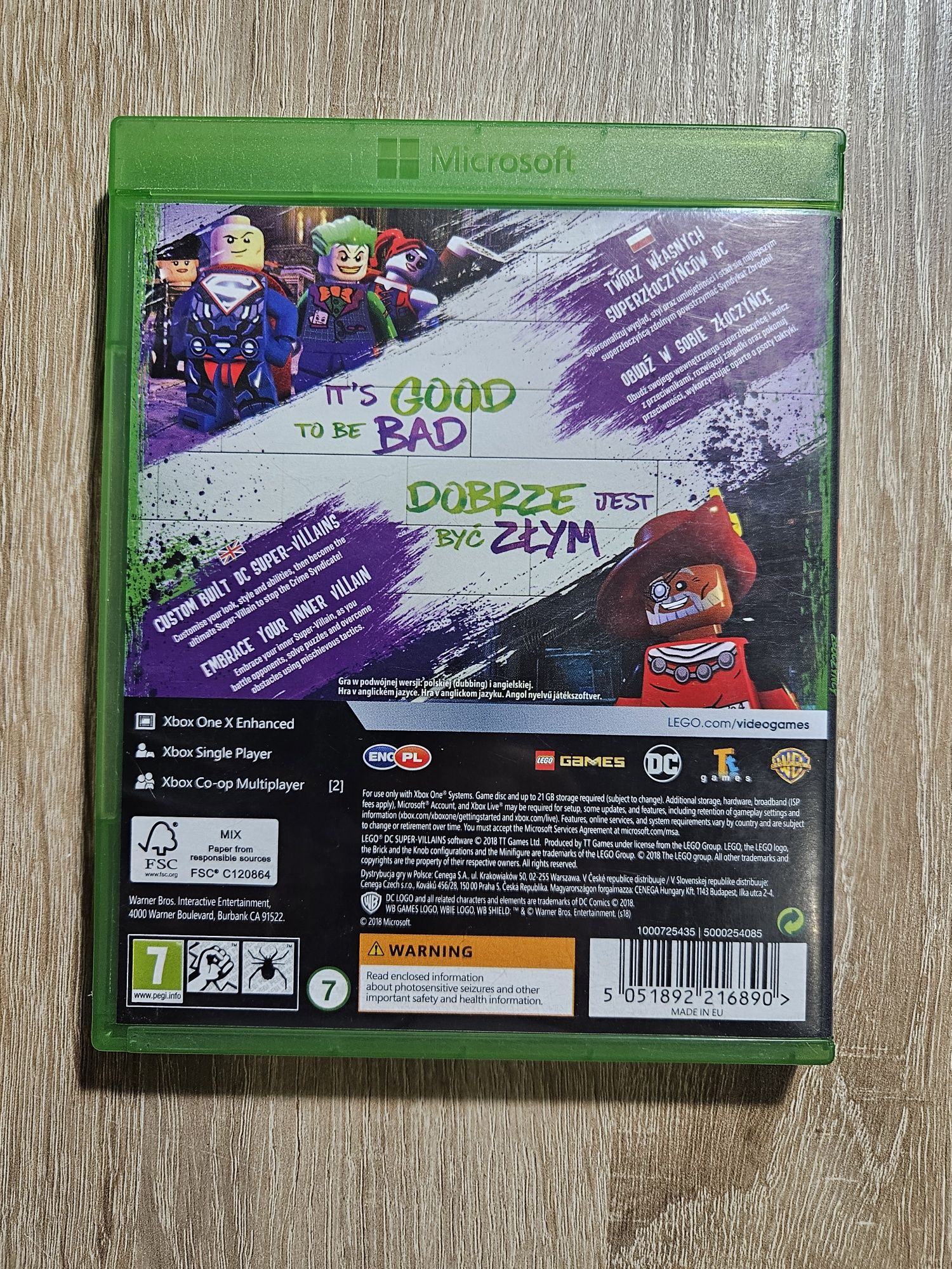 Gra Lego DC Super Villains Złoczyńcy Xbox One PL Xbox Series X