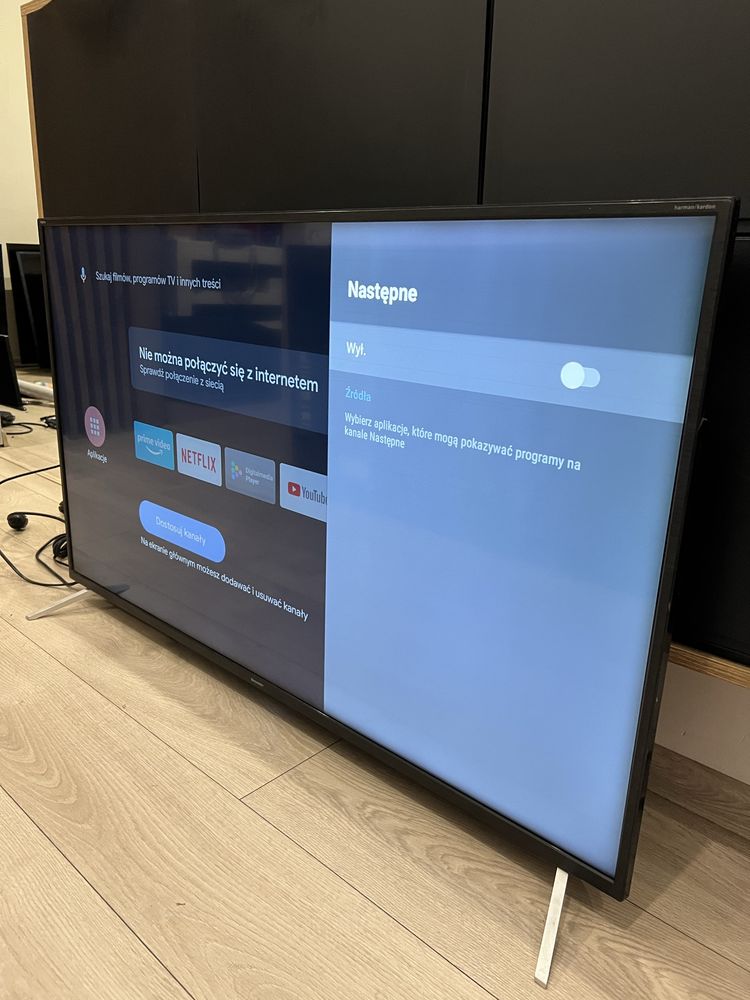 TV Sharp Aquos 50cali 50” 50BL3EA smart tv telewizor uszkodzony