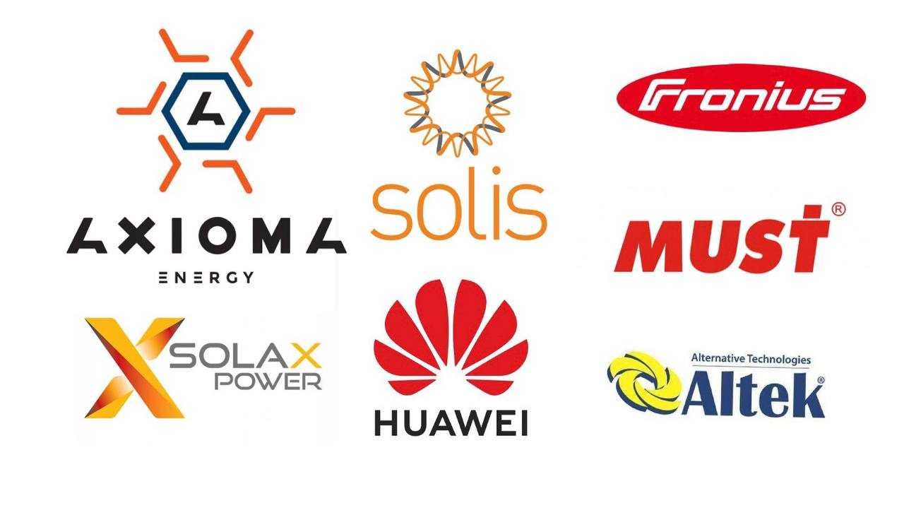 Мережеві інвертори Huawei/Altek/Axioma/Solax/Solis/Afore/Froni сетевые