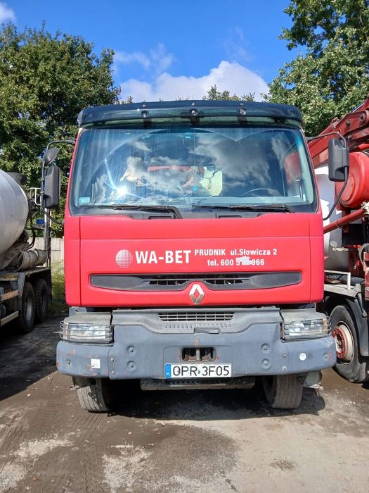 Renault Kerax  Renault Kerax 420 DCI Pompogruszka CIFA, aktualny TDT, w ciągłym użytk