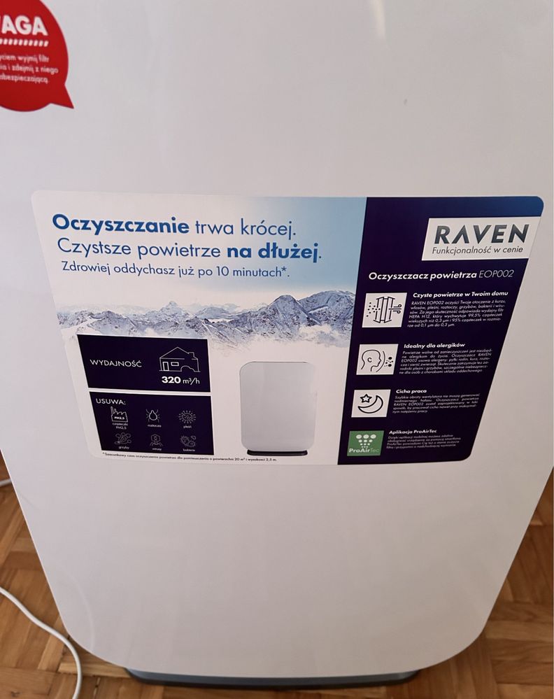 Oczyszczacz powietrza Raven EOP002