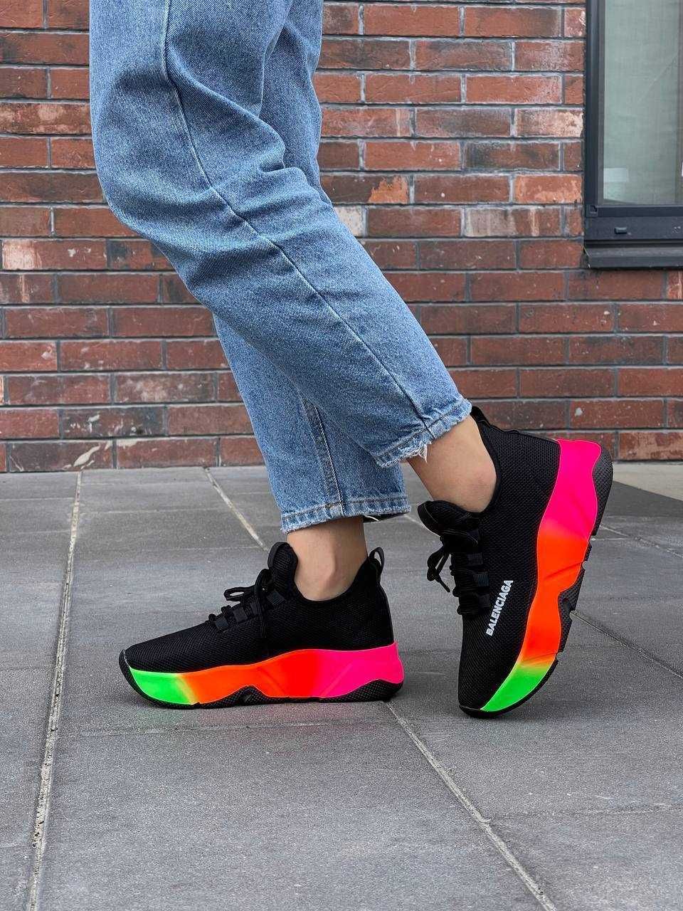 Жіночі кросівки Balenciaga Speed Trainer Low ‘Multicolor’ (36,37 р.)