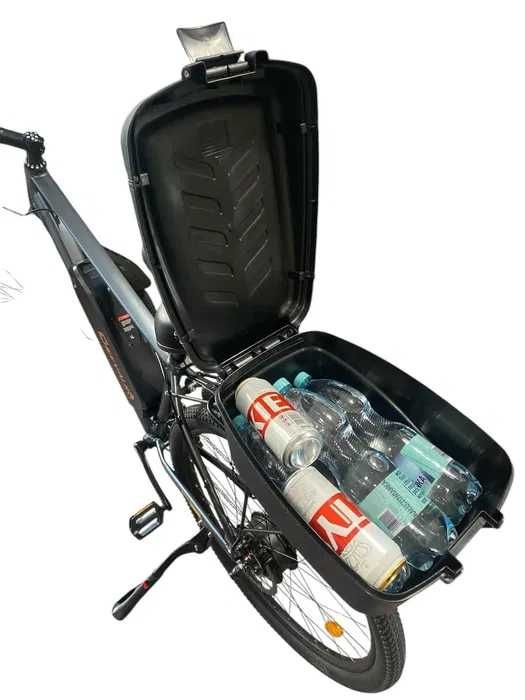 Nowy!!! Techno-Smart Kufer Bagażnik Rowerowy Duży z Odblaskiem