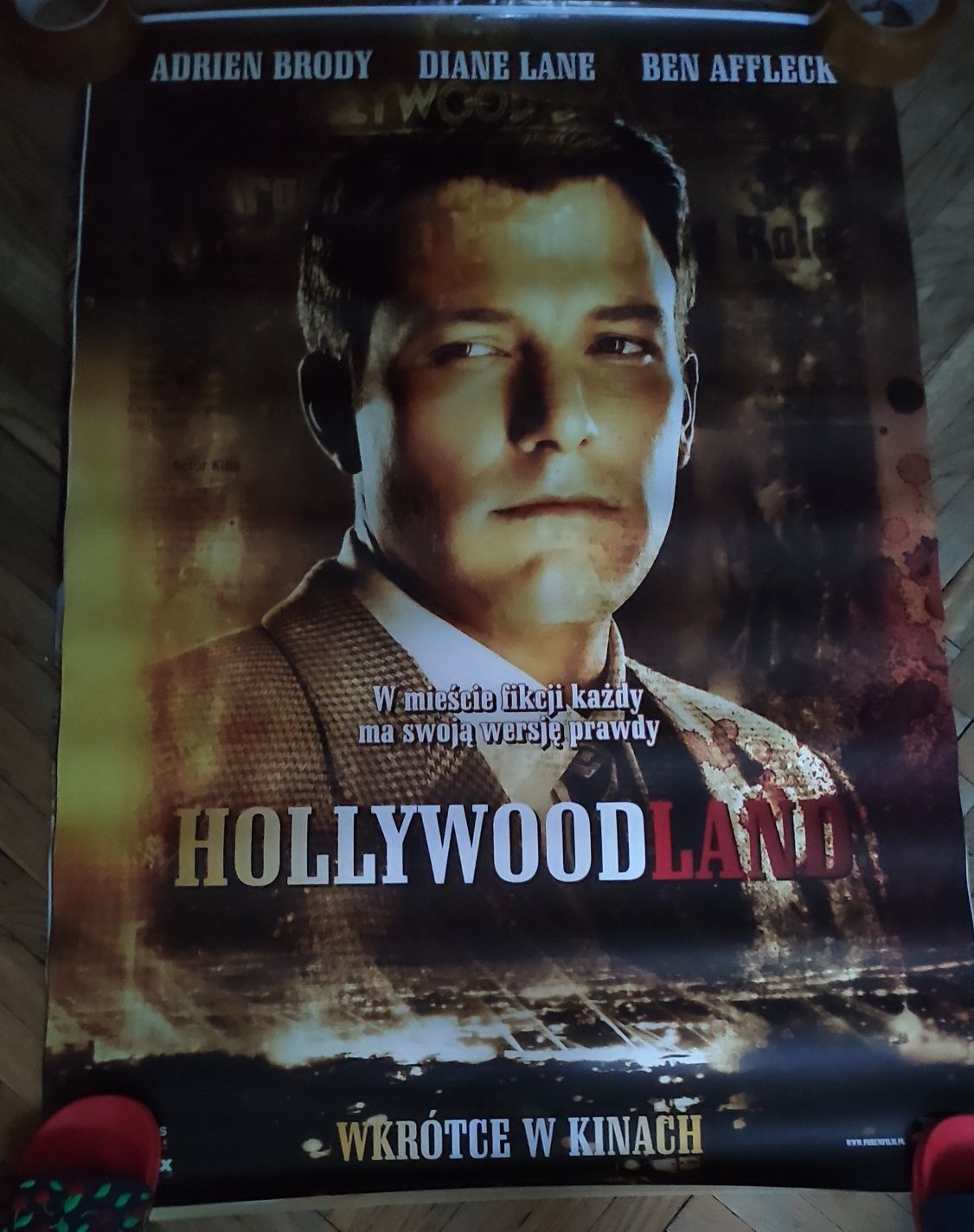 Hollywoodland plakat filmowy oryginalny Brody Ben Affleck Diane Lane