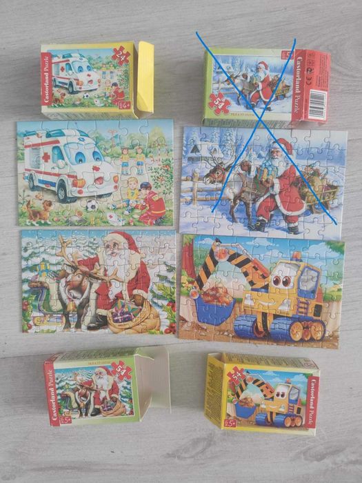 Пазлы! наборы разного размера. Для детей от 4 лет.