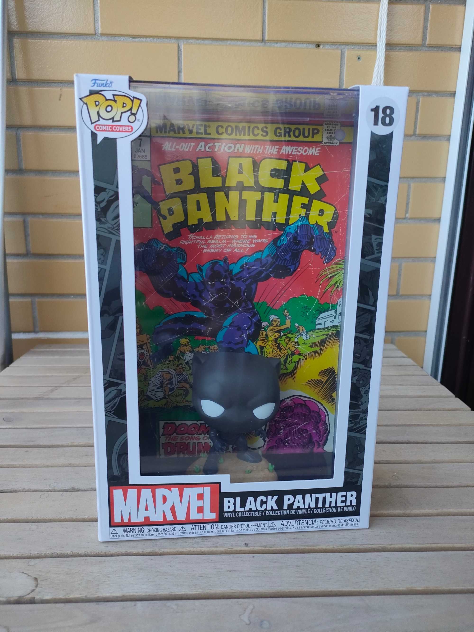 Funko Pop Comic Covers Marvel Black Panther - 
Black Panther 18