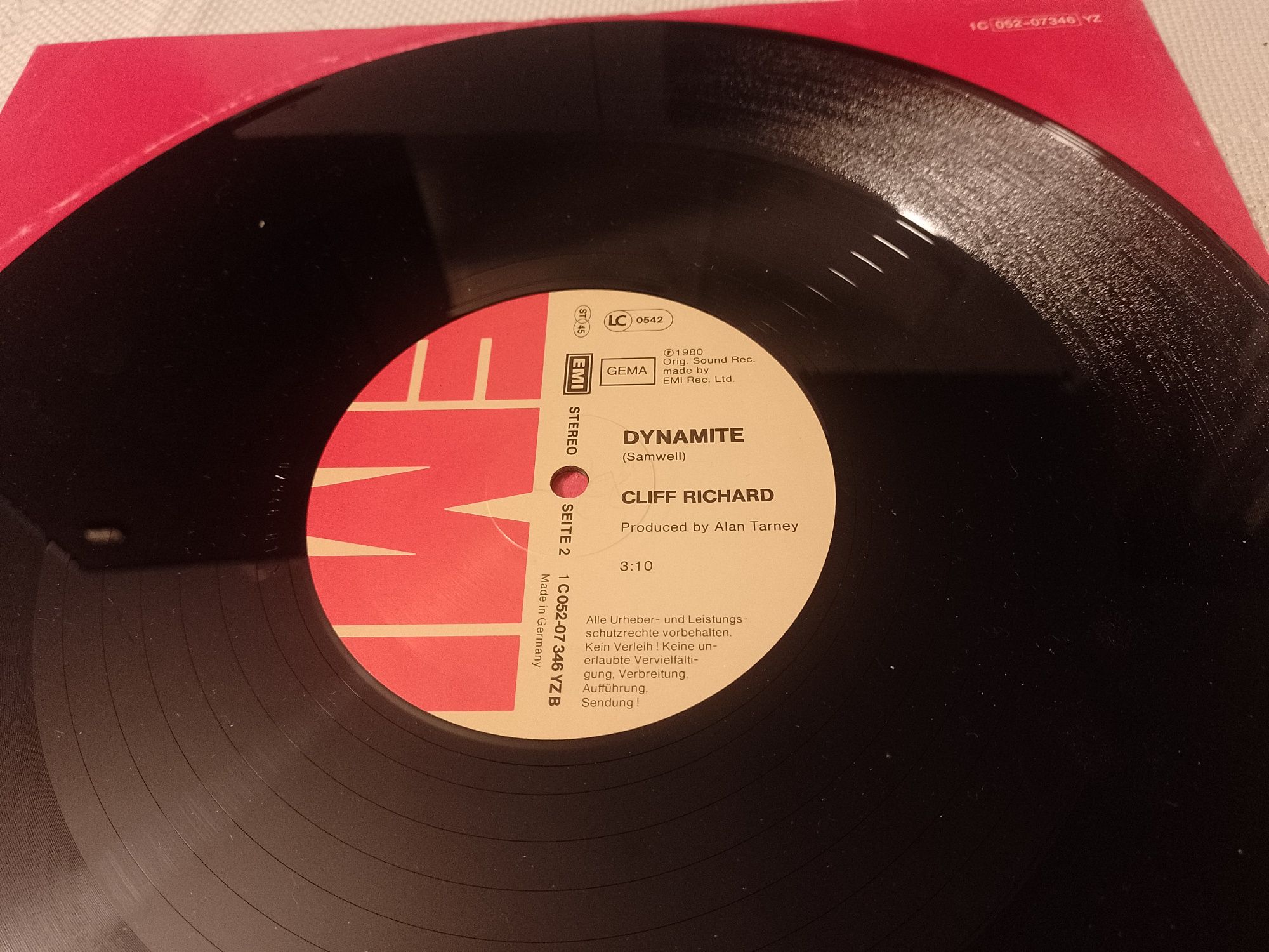 Płyta winylowa-maxi singiel "12 Cliff Richard"Dreamin' "