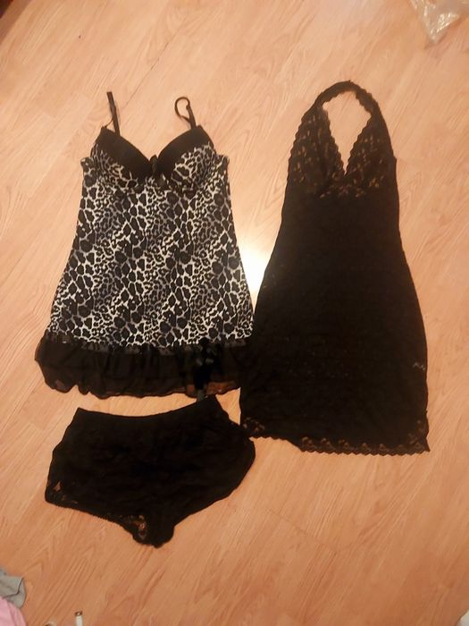 Zestaw nocny koszule i spodenki