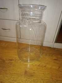 Słój -wazon ozdobny szklany