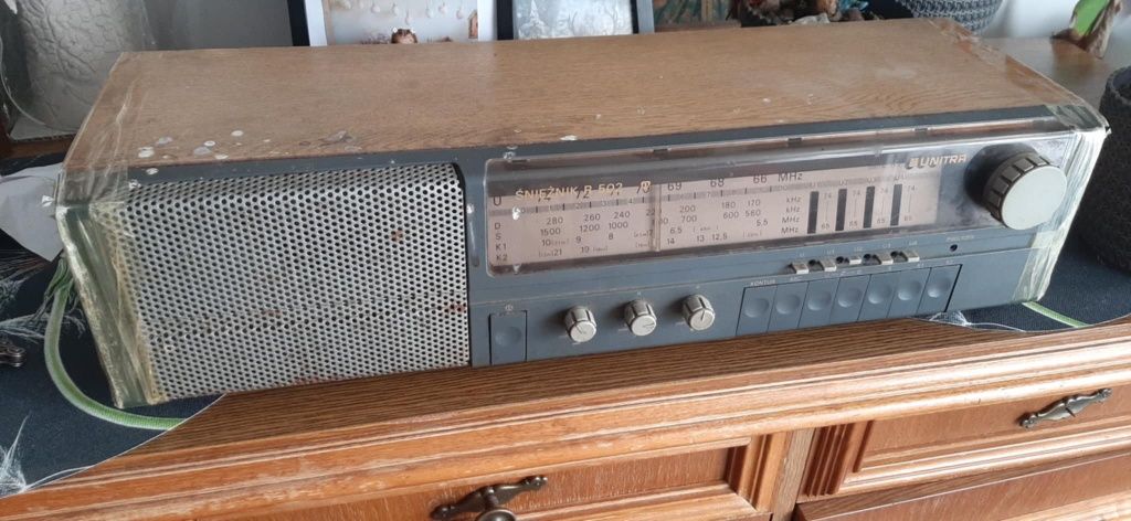 Retro Radio unitra śnieżnik R 502 USZKODZONE