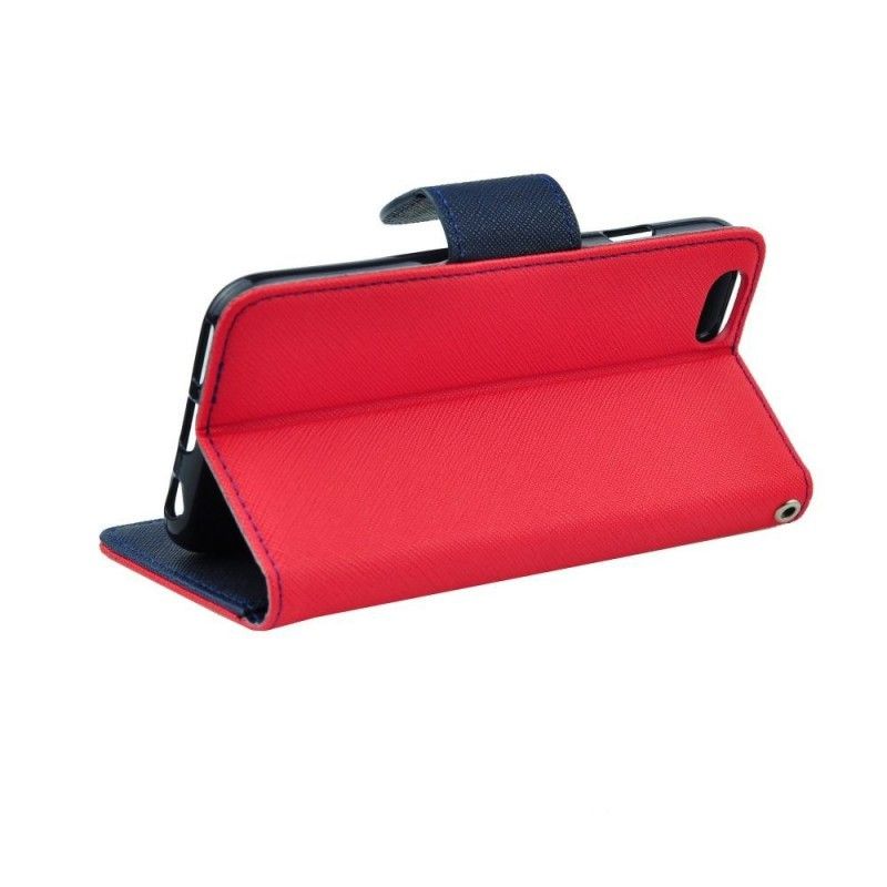 Etui Fancy Book do Huawei P Smart 2020 Red / Dark Blue