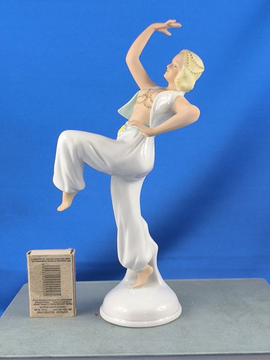 Dama baletnica tancerka kobieta Schaubach Kunst Wallendorf #porcelana