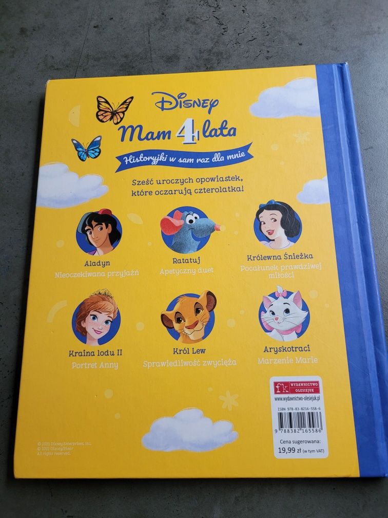 Książka ,, Mam 4 lata" Disney