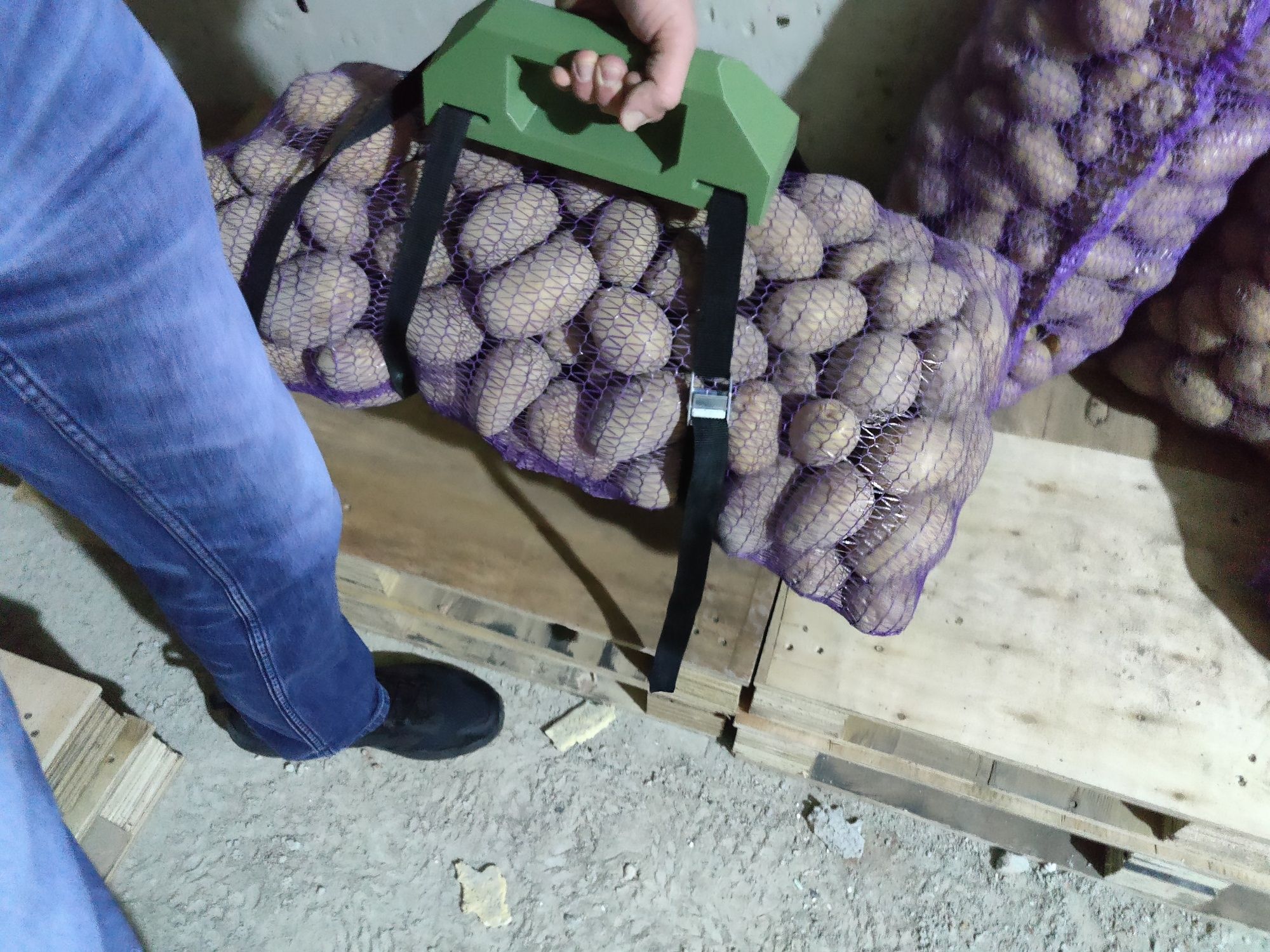Ручка для перенесення сіток/ мішків з овочами,  будматеріалами