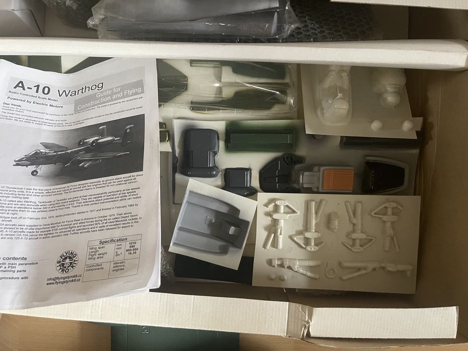 A-10 Warthog Flying Styro Kit 1010mm RC Kit EDF