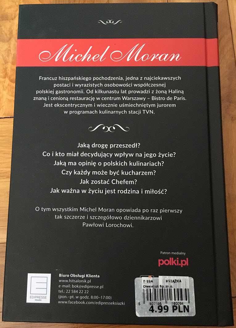 Książka - Paweł Loroch „Chef. Historia Michela Morana”