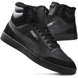 Buty Zimowe Puma Shuffle Mid Fur czarne ocieplane - 42,5 WYSYŁKA 24H