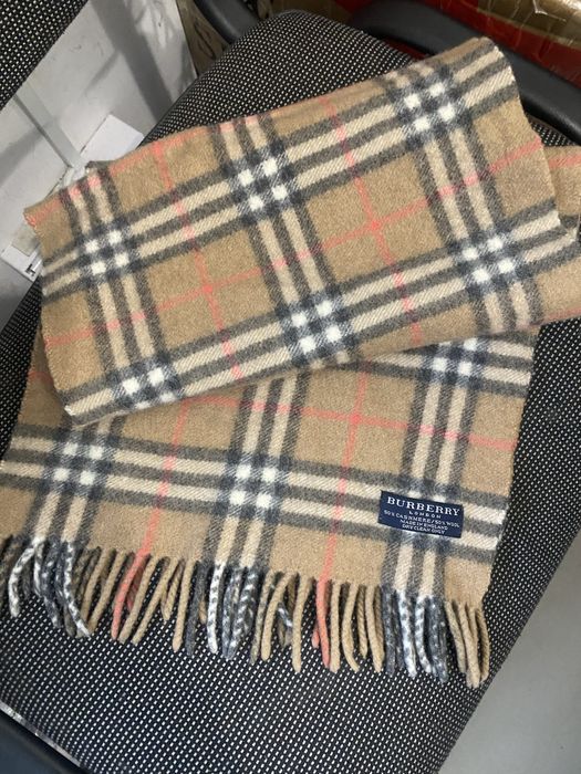 Шарф Burberry шерсть кашемір