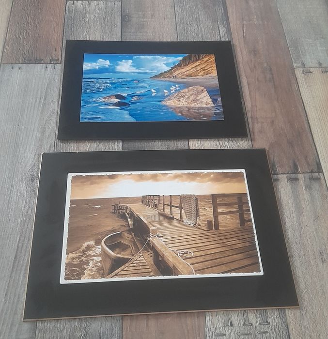 Obrazy z motywem nadmorskim – komplet 2 sztuki