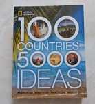 Livro "100 Countries 5000 ideas" da National Geographic"