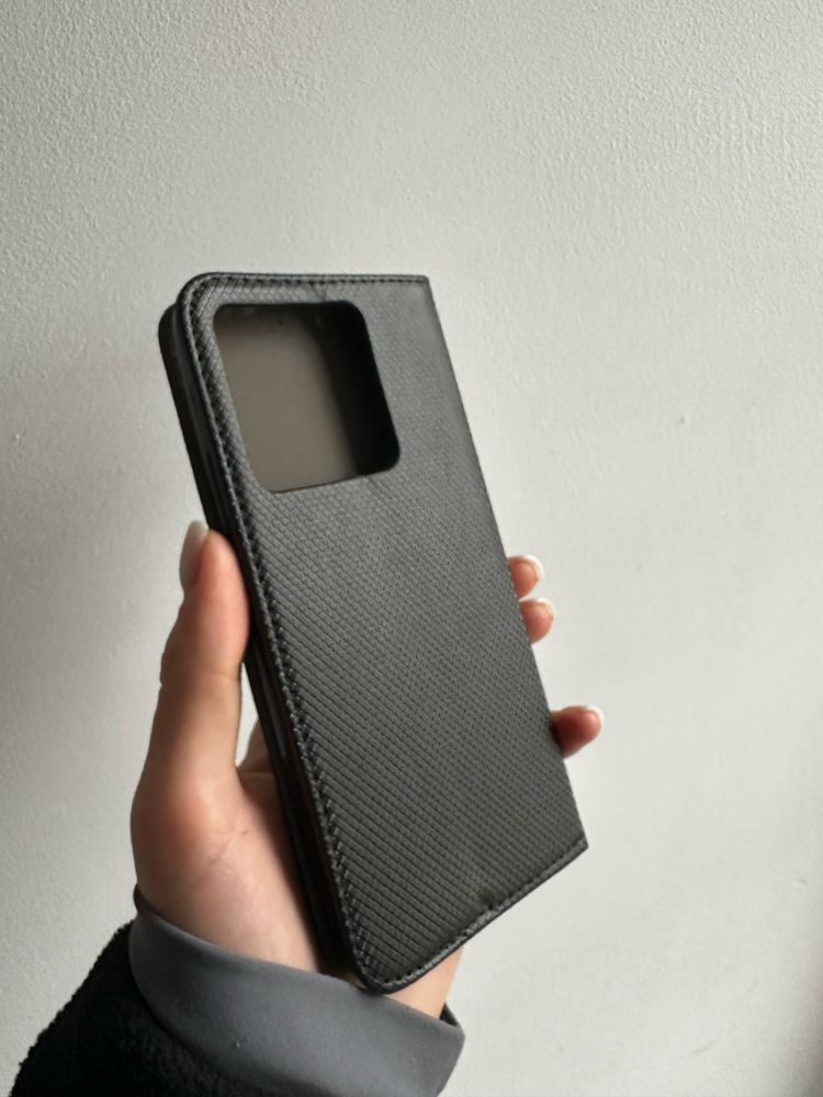 Etui Smart Magnet czarne zamykane do XIAOMI 14T
