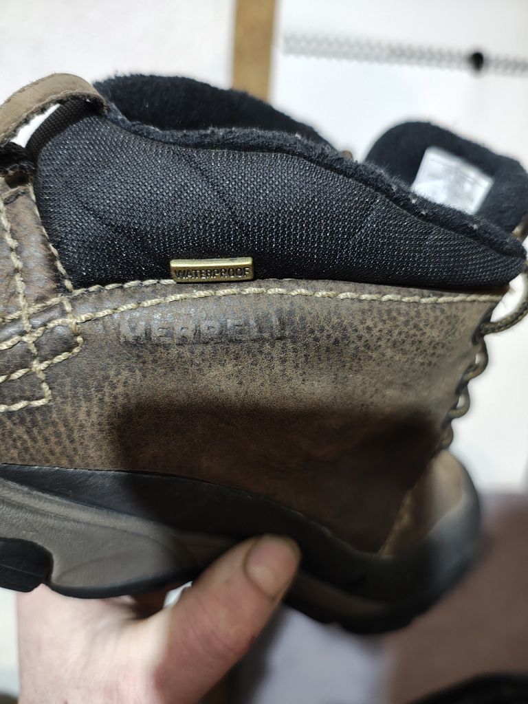 Buty zimowe ocieplane Merrell na membranie waterproof. Rozmiar 44