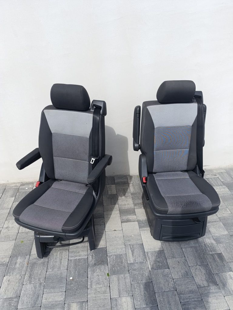 Fotele obrotowe 2 rząd VW t5 t6 multivan