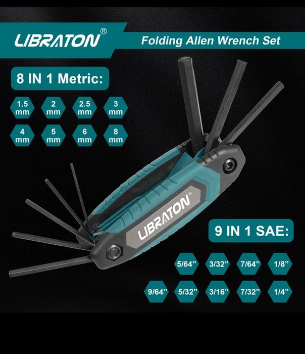 Мультитул Кусачки набор шестигранников libraton мини Трещотка вороток