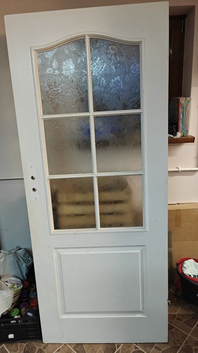 Używane drzwi wewnętrzne bez klamki 80 cm