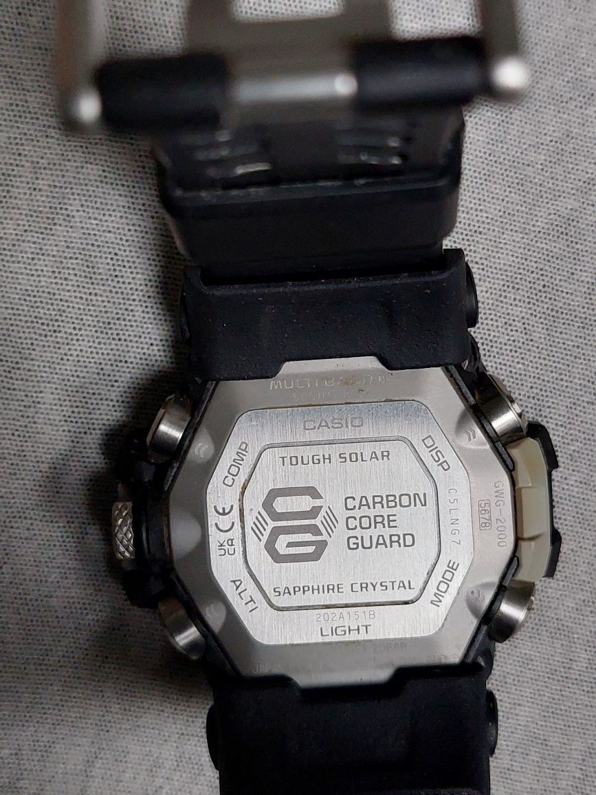 Zegarek Casio G-Shock Mudmaster Carbon Core Męski. Super stan.