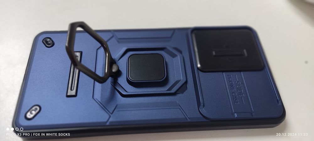 Захисний чохол на Xiaomi Redmi Note 12 Pro 5G синій.