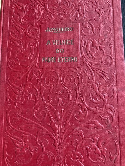Livro, encadernacao antiga, de Guerra Junqueiro