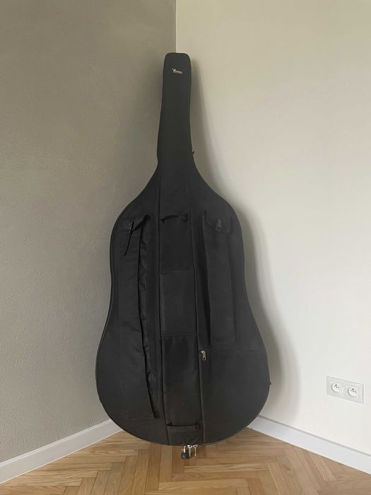 Kontrabas hybrydowy 4/4 po pełnym setupie lutniczym