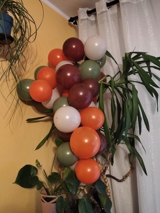 Dekoracja, ścianka na roczek, motyw leśny, jesienny