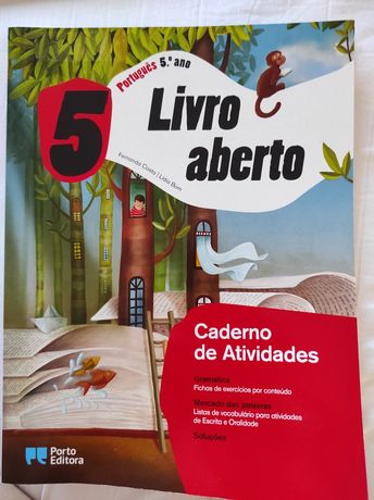 Livro aberto Português 5° ano caderno atividades