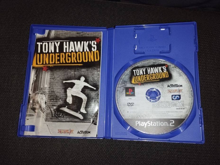 PS2 Tony Hank's Underground 1 e 2 - LER DESCRIÇÃO