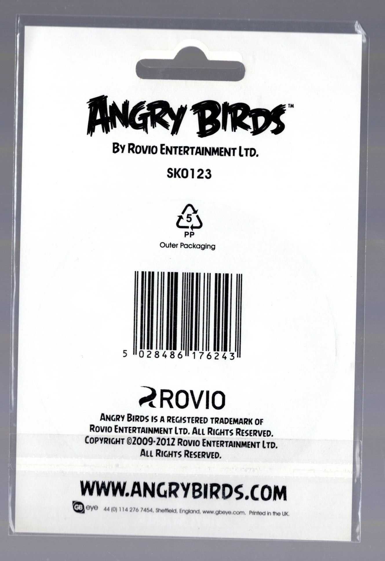 Angry Birds Black Bird - naklejka winylowa 9 cm