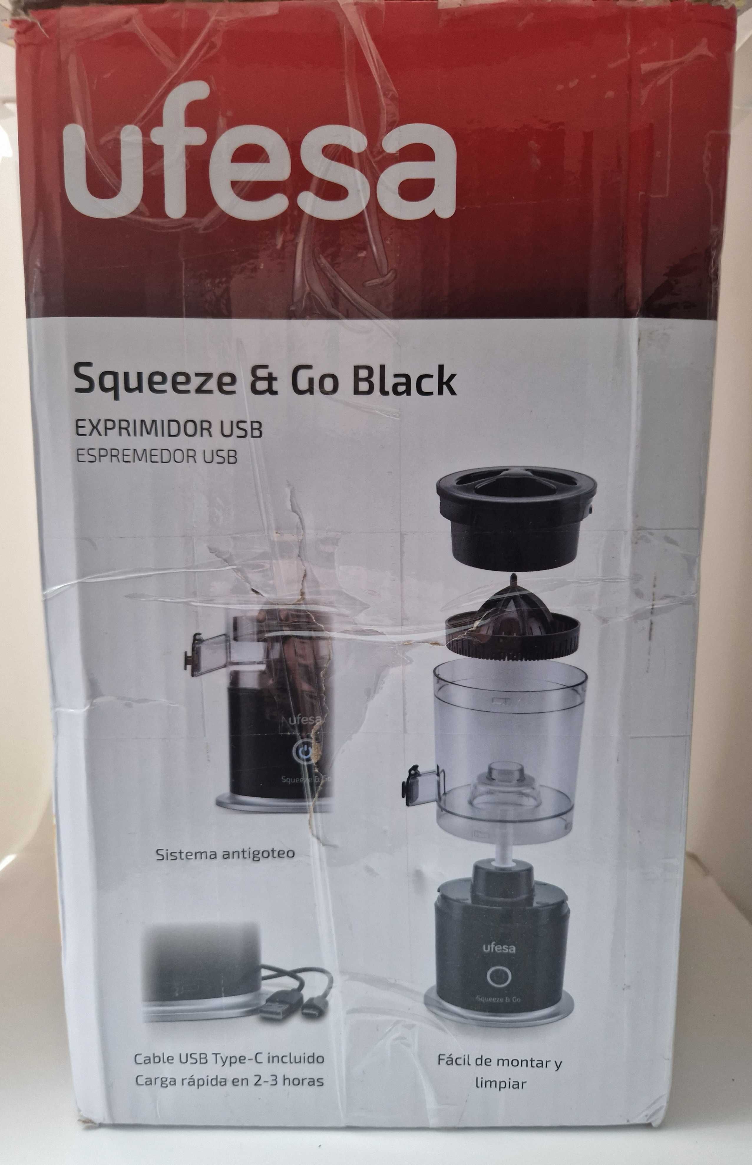 Wyciskarka do cytrusów Ufesa Squeeze & Go czarny 45 W