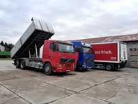 volvo FH12 kontener, izoterma, wywrot, zabudowa
