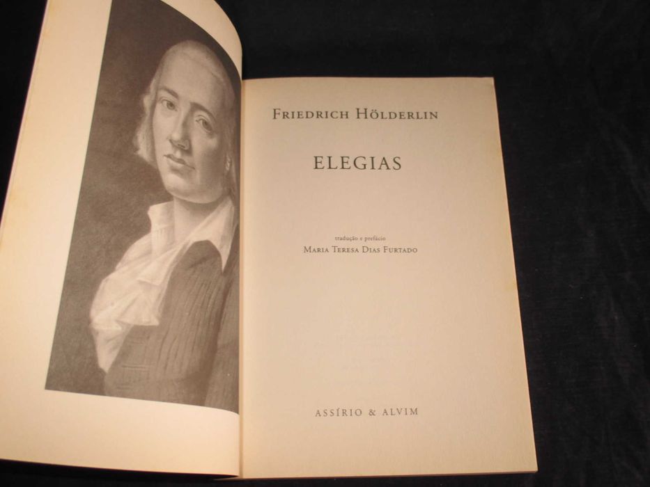 Livro Elegias Friedrich Hölderlin Assírio & Alvim