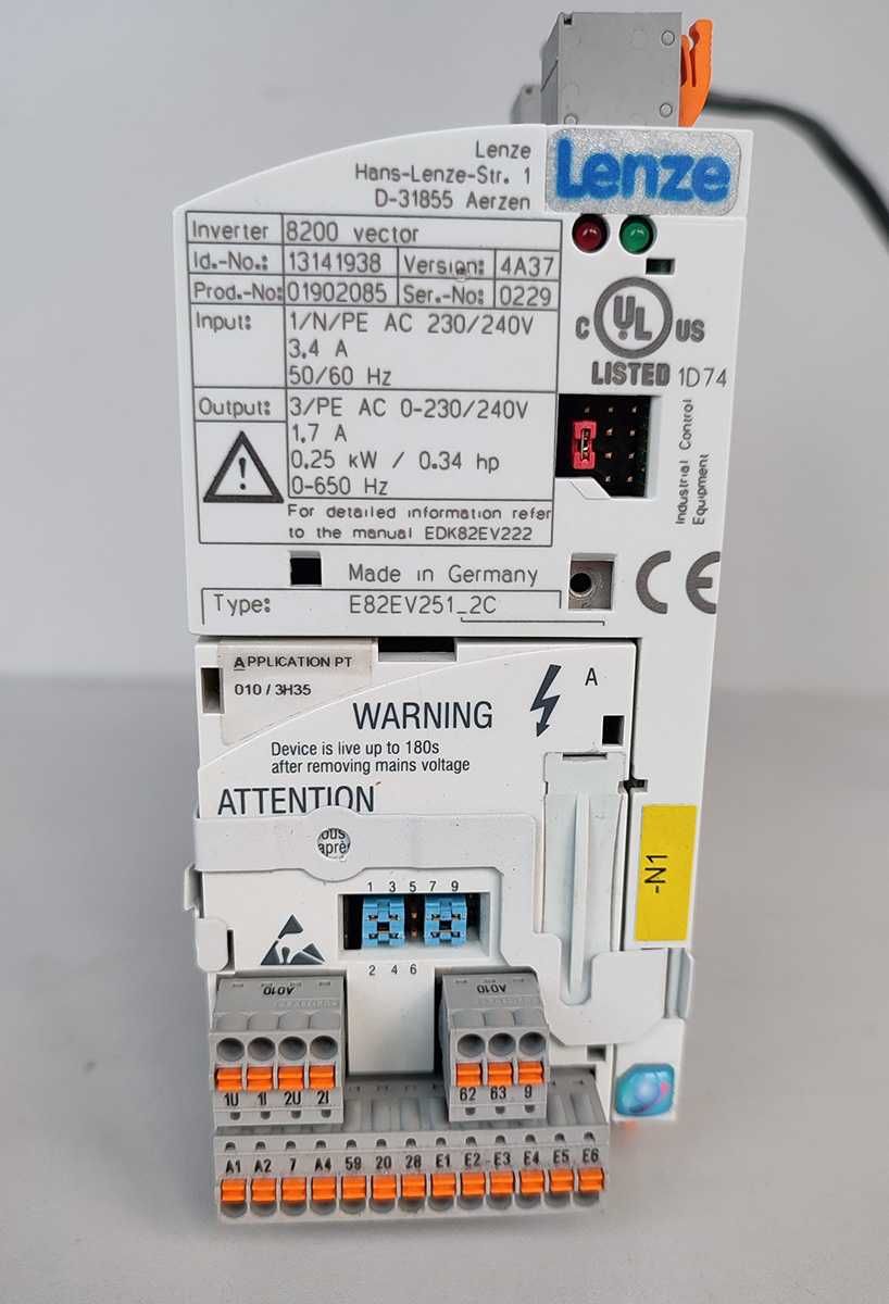 Частотний перетворювач Lenze 8200 Vector