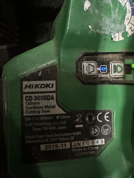 Hikoki pie tarczowa 36 v sprzedam bez bateri