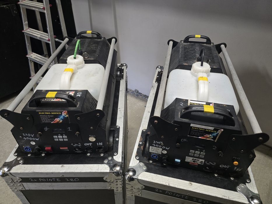 Dymiarka flash flz 3000 mocne dymiarki 2 sztuki zestaw hazer