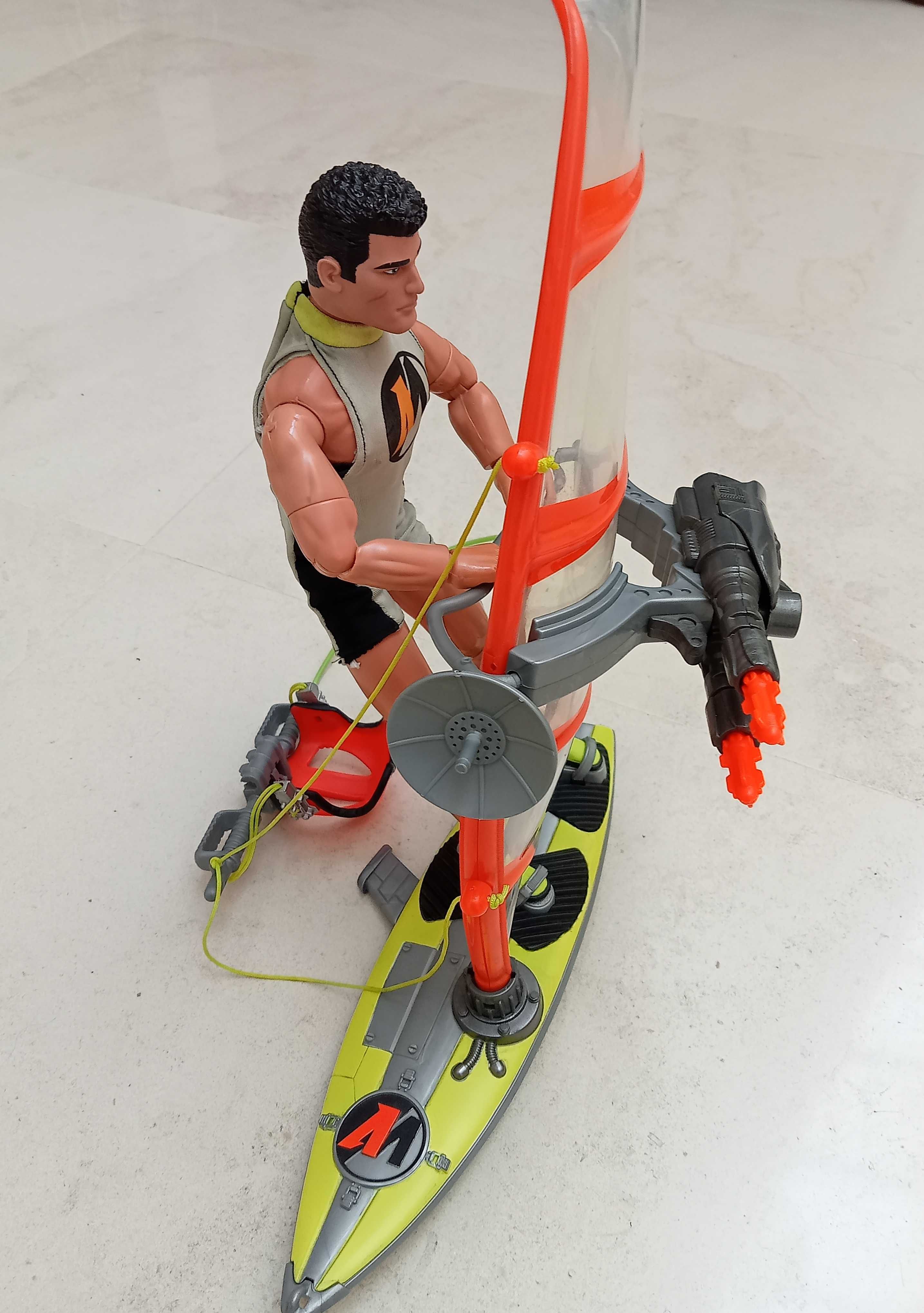 Action man windsurfer